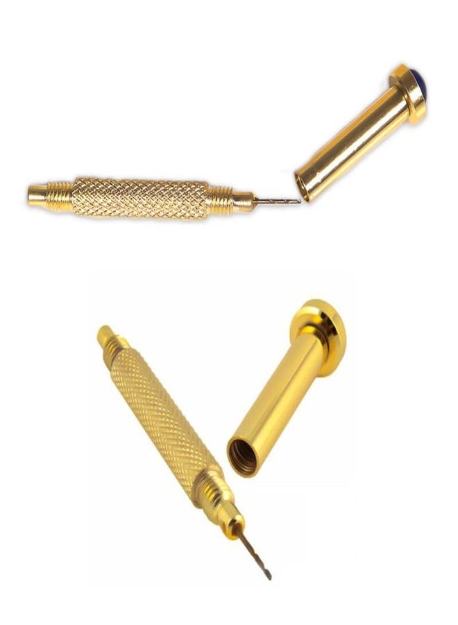 DANNEASY 1070pcs Nail Art Dangle Charm Piercing Tool Hand Drill Charms Jump Rings Connectors Accessories for Jewelry Craft Making (Gold) - Image 4